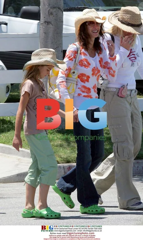 Teri Hatcher and family at horse show