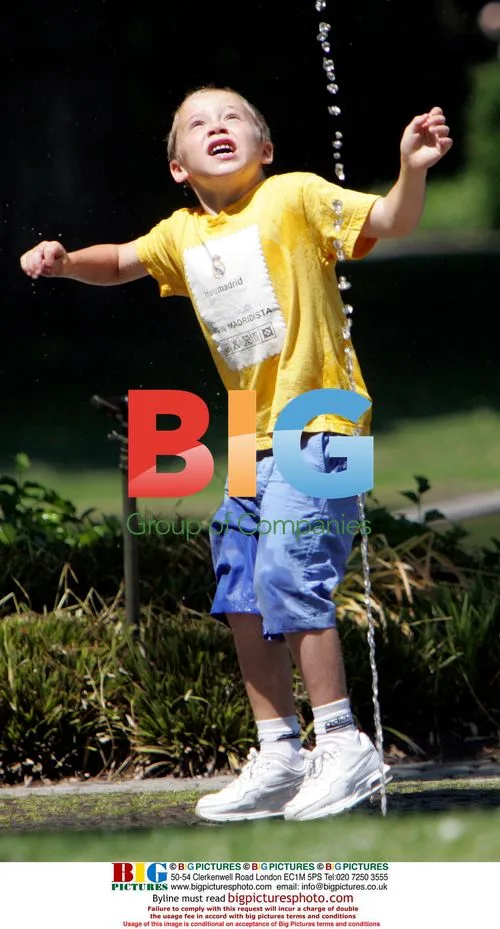 Beckham boys enjoy day out at park in Germany