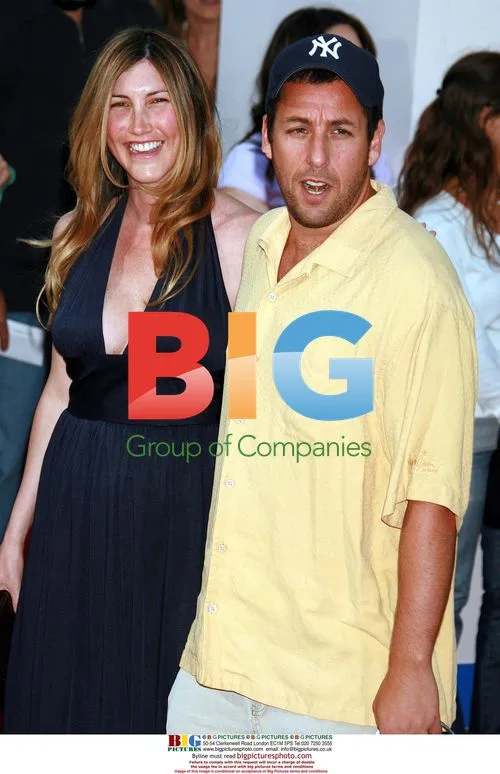 Adam Sandler and Jackie Titone at "Click" premiere