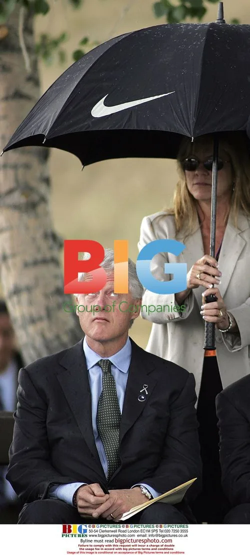 Bill Clinton at Columbine memorial groundbreaking