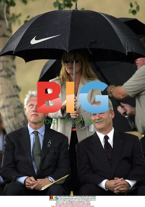 Bill Clinton at Columbine Memorial Groundbreaking