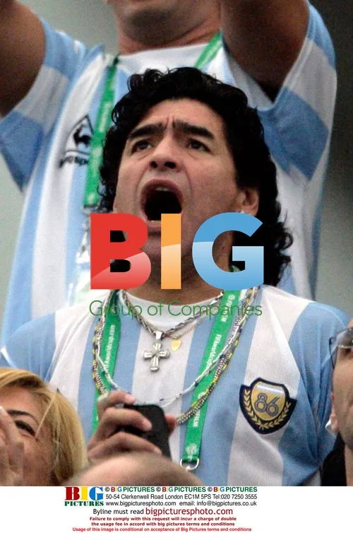 Maradona celebrates Argentina victory