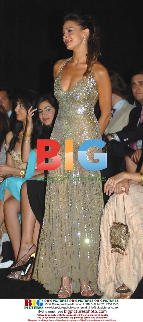 Eva Gonzalez, girlfriend of Iker Casillas, at Pronovias fashion show