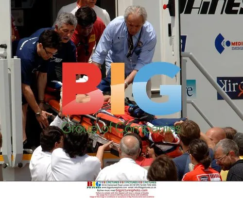 Moto GP rider Sete Gibernau taken to hospital after crash