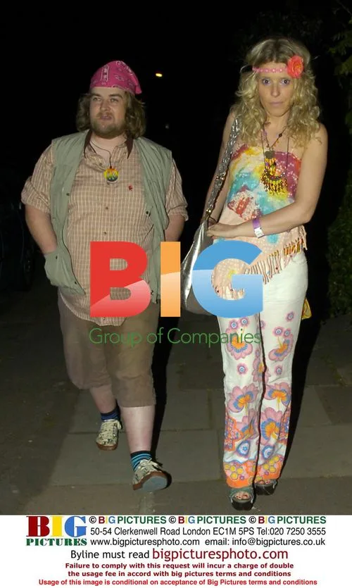 Paul Gallagher at Sadie Frost's 41st birthday party