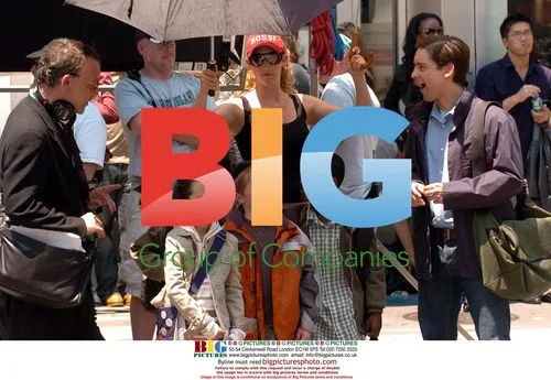 Tobey Maguire on Spiderman 3 set