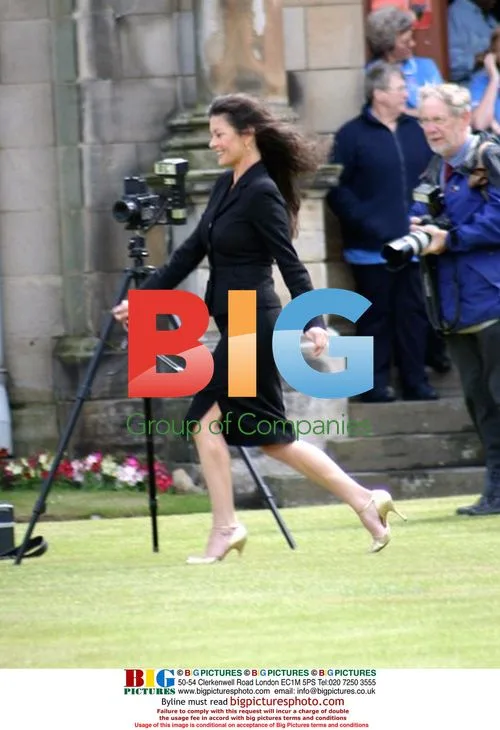 Michael Douglas and Catherine Zeta-Jones at St. Andrews