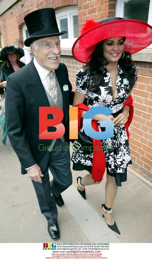Bruce Forsyth and wife at Royal Ascot
