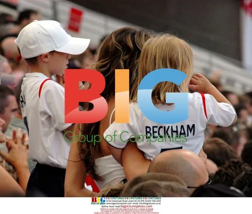 Victoria 'Posh' Beckham & son Romeo at World Cup 2006