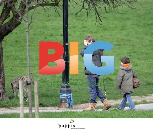 Richard Hanson walks dogs on Primrose Hill