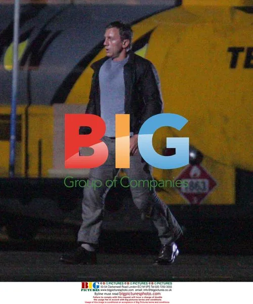 Daniel Craig on 'Casino Royale' Set