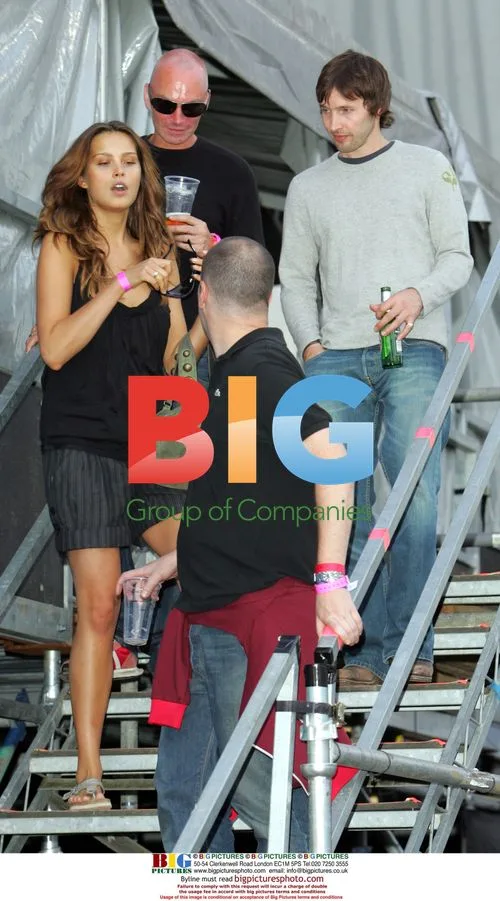 James Blunt and Petra Nemcova at O2 Wireless Festival 2006