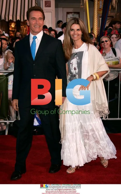 Schwarzenegger and Shriver at 'Pirates' Premiere