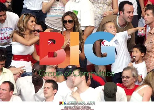 Victoria Beckham and family at England vs Ecuador match