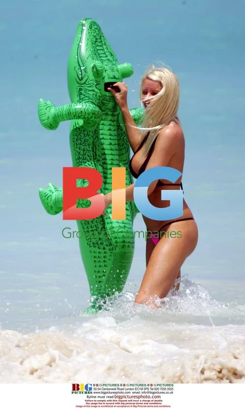 Emma B and boyfriend Bryan Harvey on Caribbean holiday