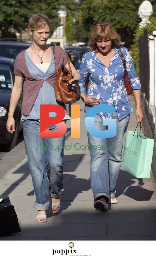 Emilia Fox takes a break for shopping in London