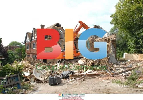Demolition of Chris Eubank's old home in Hove, UK
