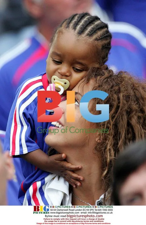 French players' wives watch France v Spain