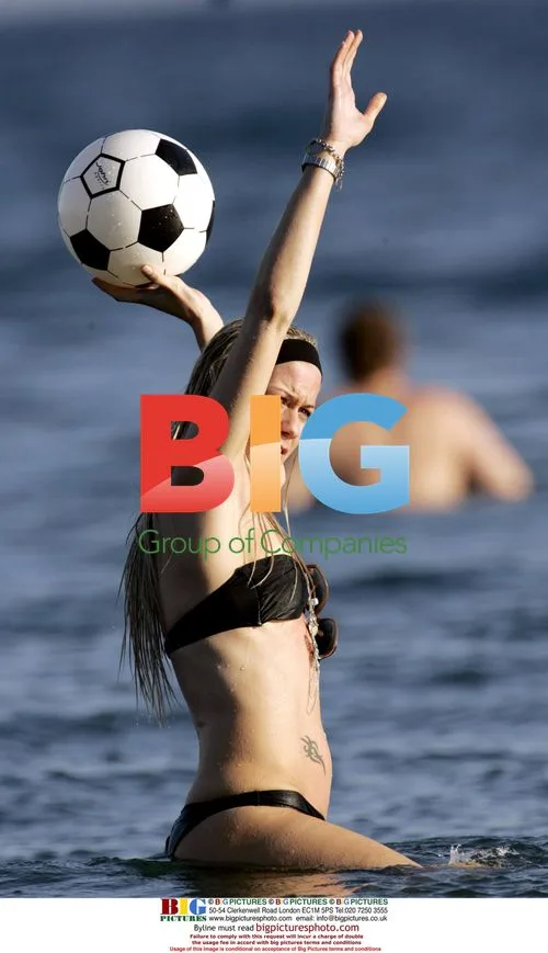 Kate Lawler shows off football skills in France