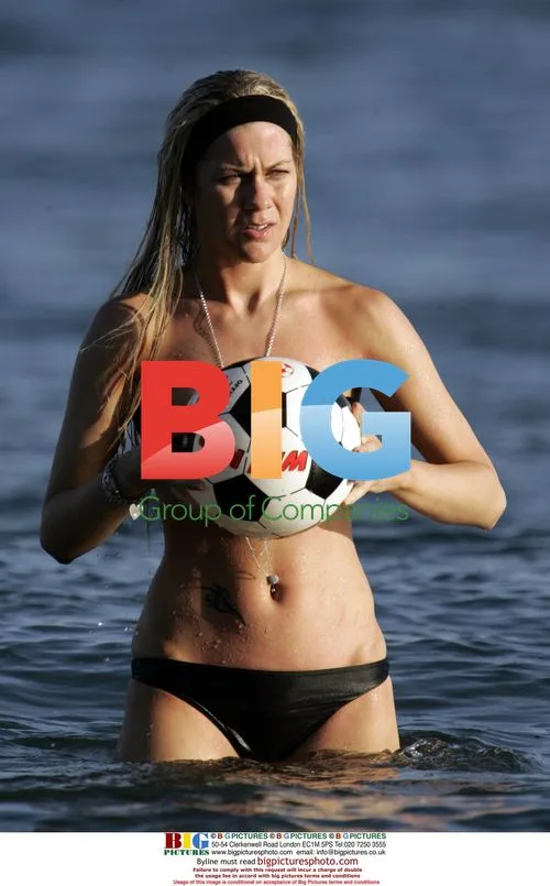 Kate Lawler shows off football skills in France