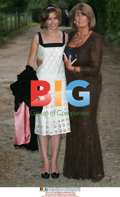 Lady Annabelle Goldsmith and Sheherazade Goldsmith at Elephant Durbar charity event