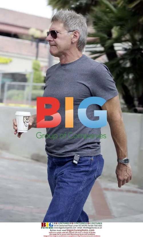 Calista Flockhart and Harrison Ford out shopping