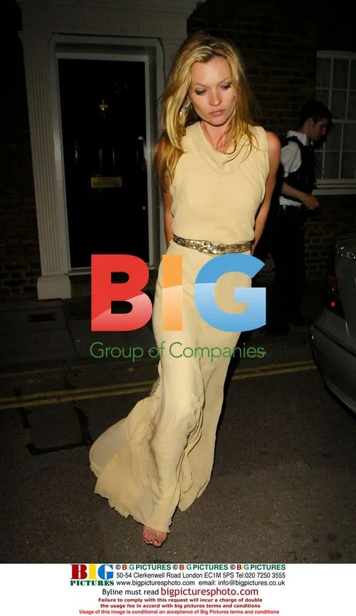Kate Moss Arrives Home From Elton John Party