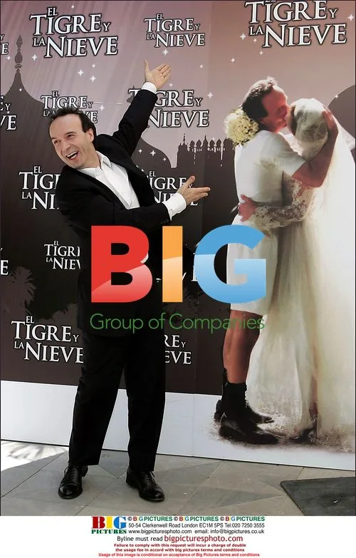 Roberto Benigni and Nicoletta Braschi at film premiere