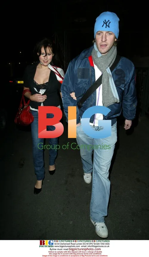Abi Titmuss and Lee Sharp leaving theatre