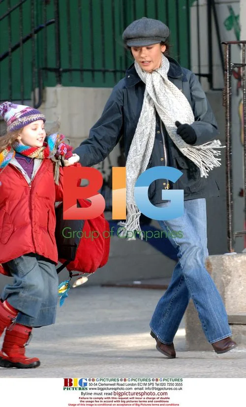 Catherine Zeta-Jones on set of "Mostly Martha"