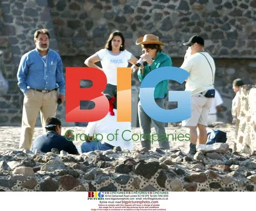 Mick Jagger and son Luca visit Teotihuacan pyramids