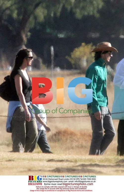 Mick Jagger and son Luca in Teotihuacan
