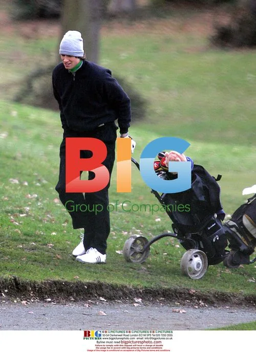 Vernon Kay and DJ Spoony play golf
