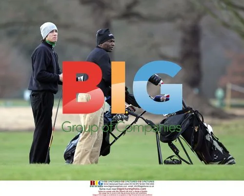 Vernon Kay and DJ Spoony play golf