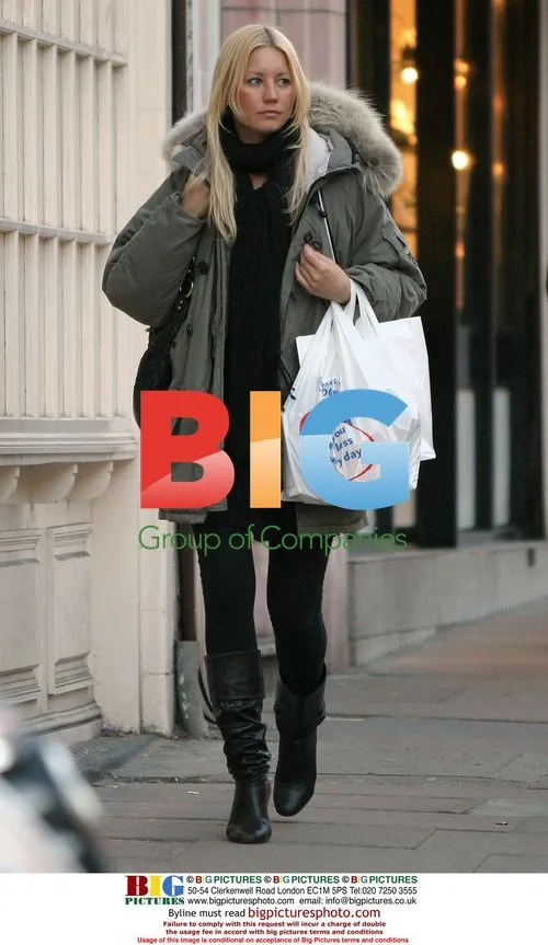 Denise Van Outen Shops in North London
