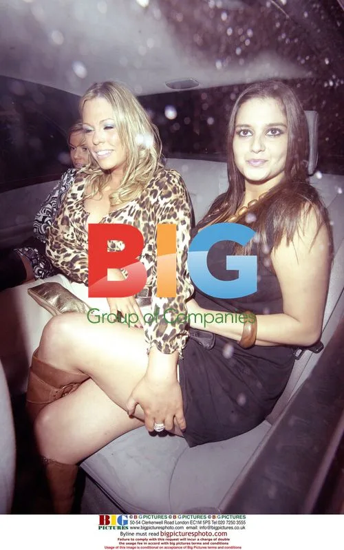 Big Brother stars Saskia at Embassy nightclub