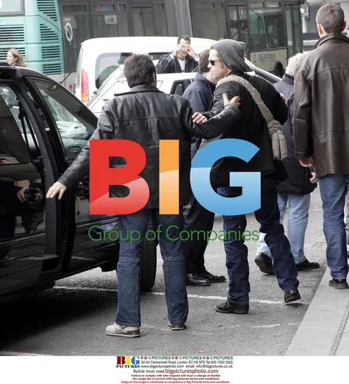 Brad Pitt and Angelina Jolie at Paris Airport