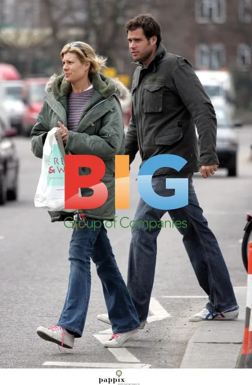 Tania Strecker out with boyfriend in North London