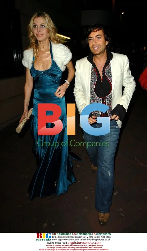 Julian McDonald and Melissa Modebash at 'Basic Instinct II' premiere