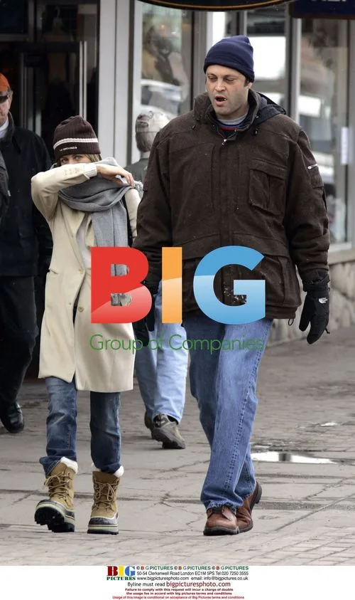 Jennifer Aniston and Vince Vaughn in Aspen
