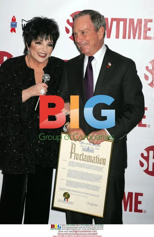 Liza Minnelli and NYC Mayor at Liza With A "Z" DVD Release