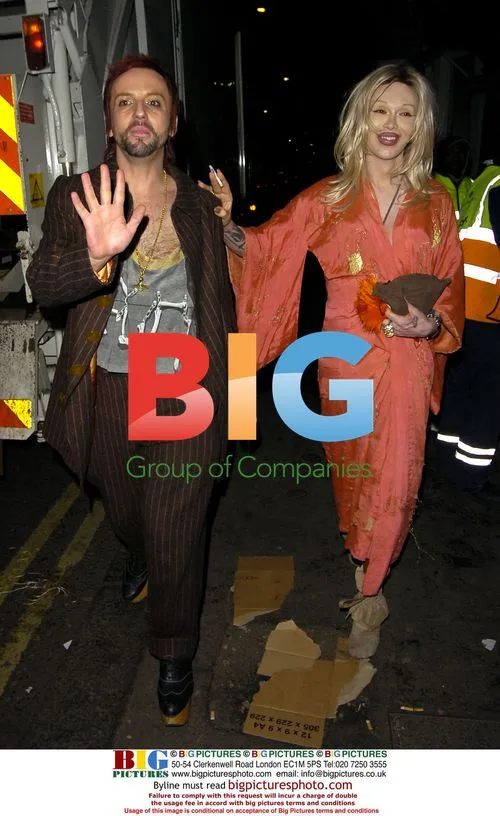 Singer Pete Burns and Michael Simpson at GAP launch party