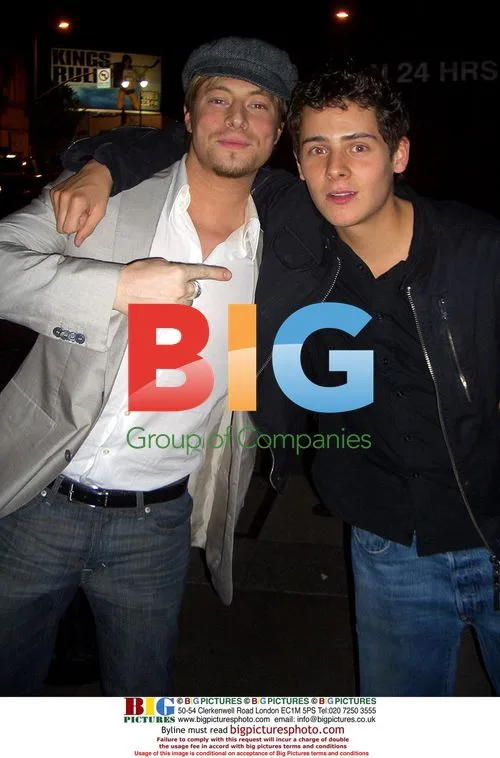 Duncan James and Christopher Parker at Nightclub