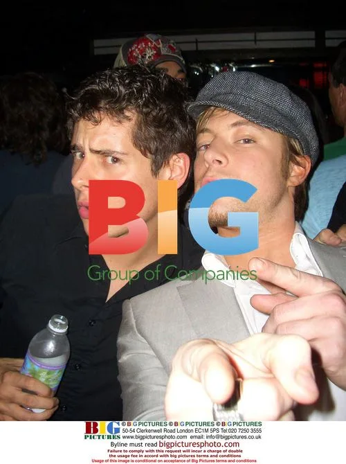 Duncan James and Christopher Parker at LA Nightclub