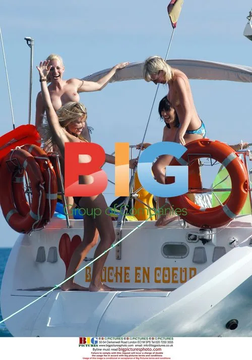 Celebs Splash Around on Boat