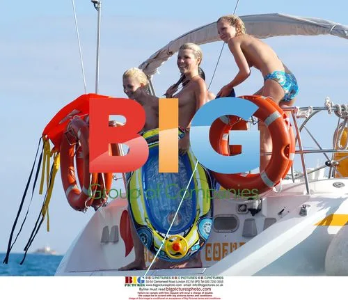 Glamour Girls on Yacht Vacation