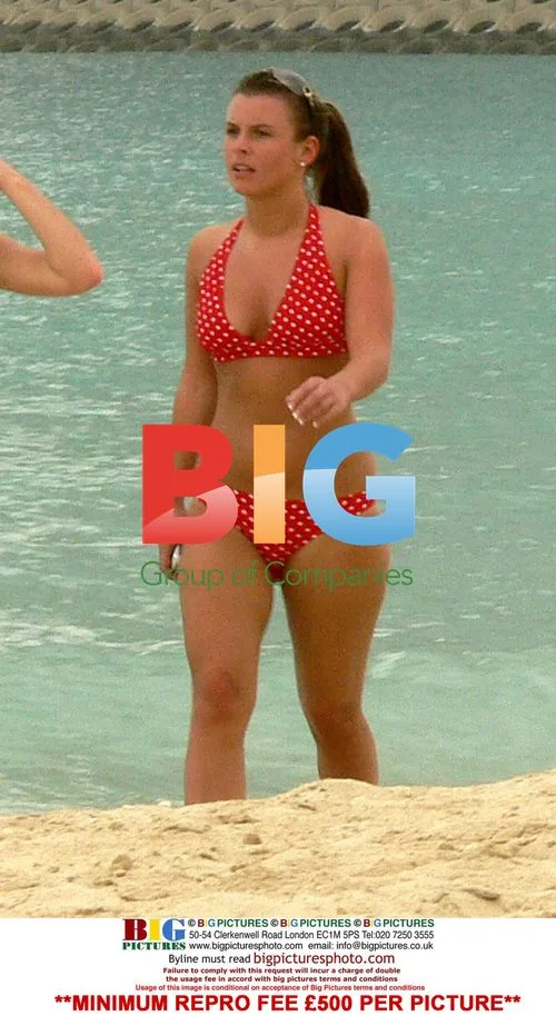 Coleen Mcloughlin in Polka Dot Bikini