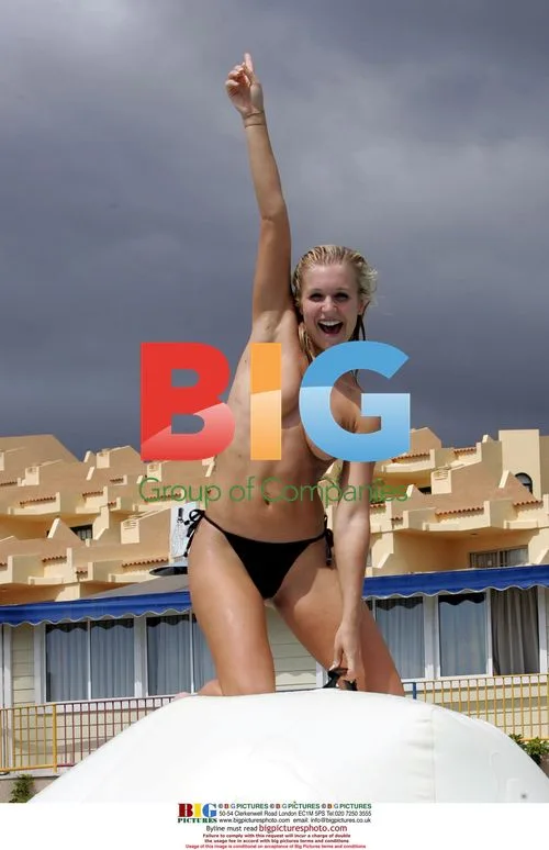 Models have fun at Skypark in Tenerife