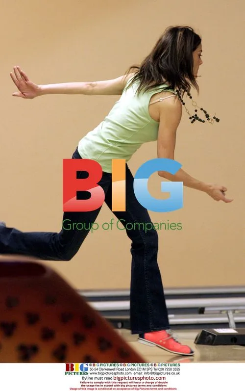 Teri Hatcher and Daughter Bowling for St. Patrick's Day
