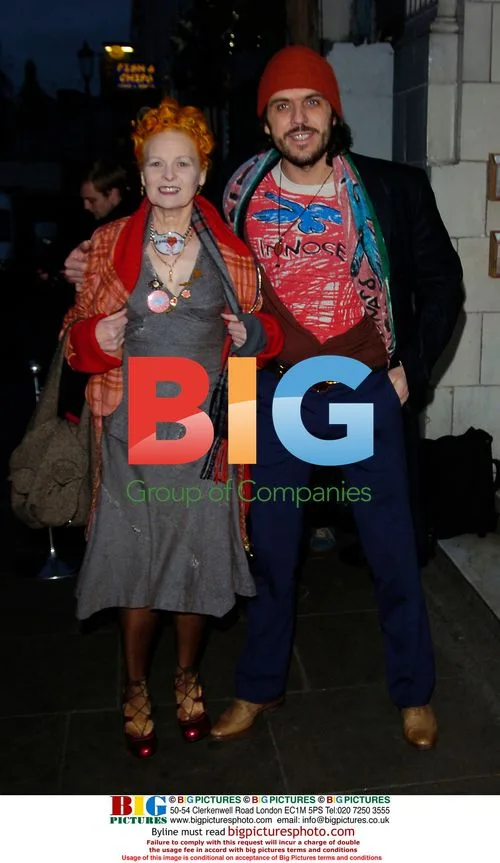 Vivienne Westwood and husband at film launch